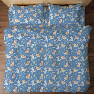 Bedsheet Set - Cutie Cats - Single & King - 300TC