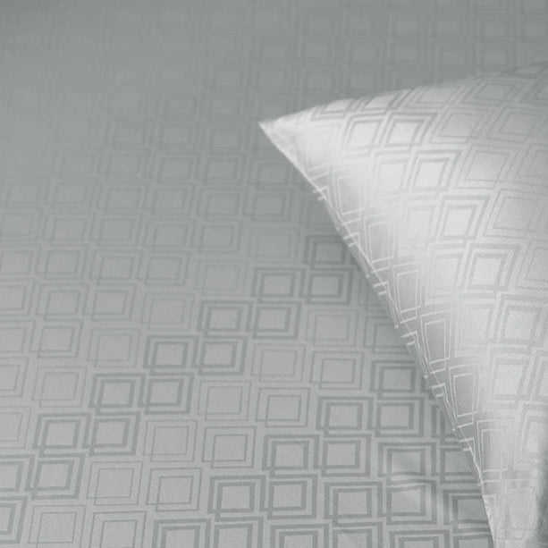 Pillow Cover - Dazzling Diamond Jacquard [Pillow Cover - Dazzling Diamond Jacquard - Light Grey]