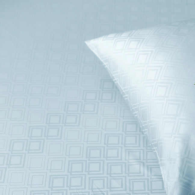 Pillow Cover - Dazzling Diamond Jacquard [Pillow Cover - Dazzling Diamond Jacquard - Pale Blue]