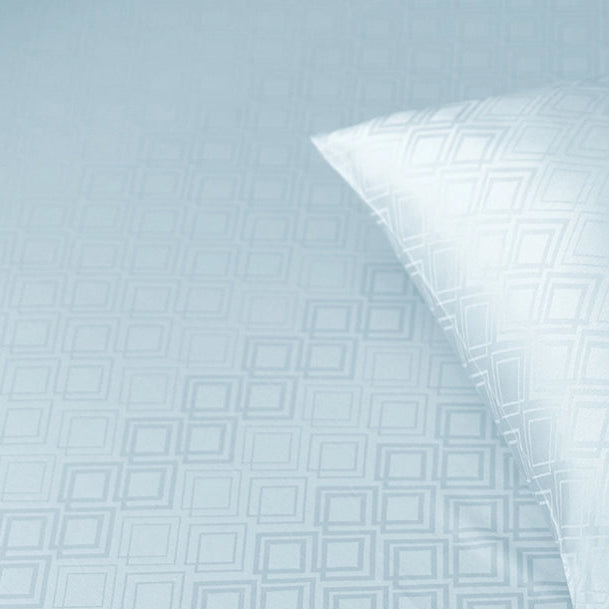 Fitted Sheet Set - Dazzling Diamond - Queen & King [Fitted Sheet Set - Dazzling Diamond - Pale Blue - Queen & King]