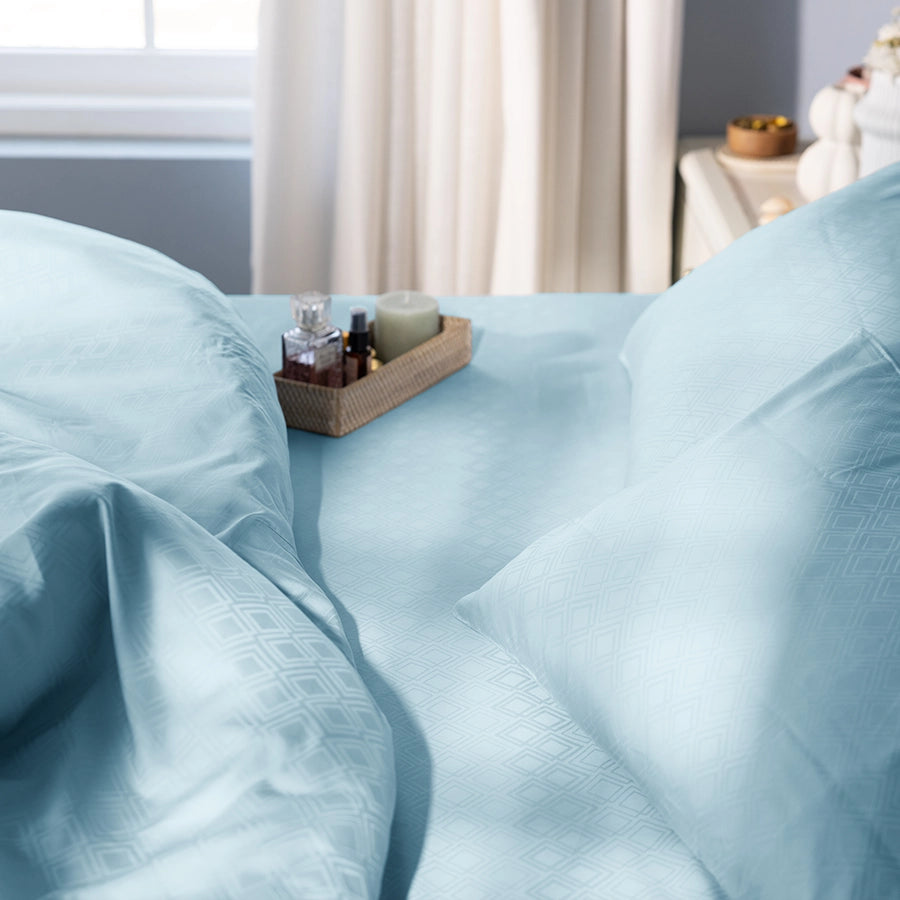 Duvet Cover - Dazzling Diamond - Double [Duvet Cover - Dazzling Diamond - Pale Blue - Double]