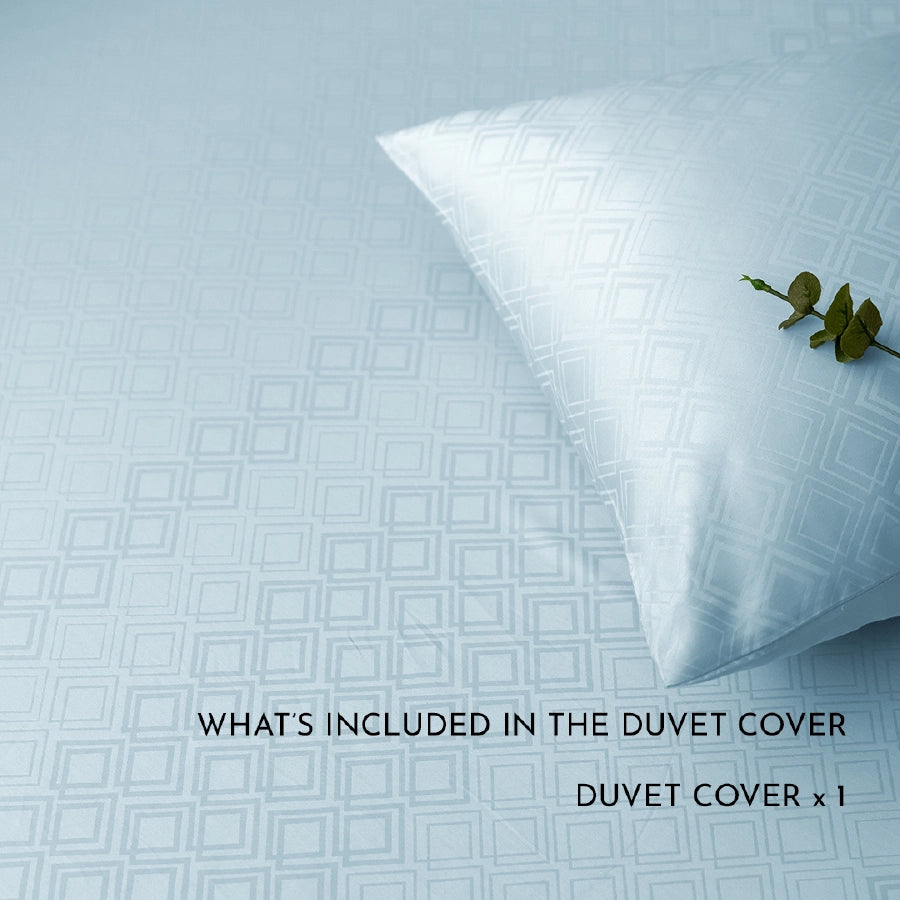 Fitted Sheet Set - Dazzling Diamond - Queen & King [Fitted Sheet Set - Dazzling Diamond - Pale Blue - Queen & King]