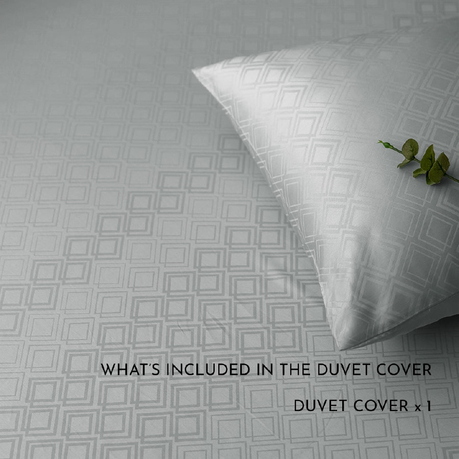 Fitted Sheet Set - Dazzling Diamond - Light grey