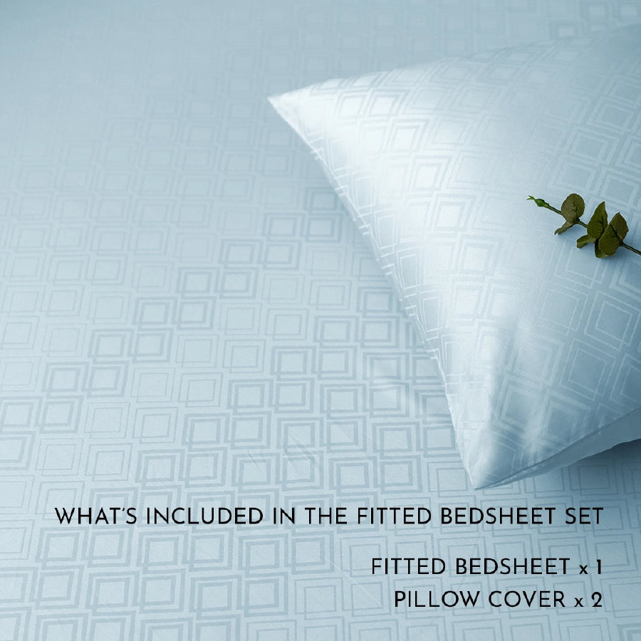 Duvet Cover - Dazzling Diamond - Double [Duvet Cover - Dazzling Diamond - Pale Blue - Double]