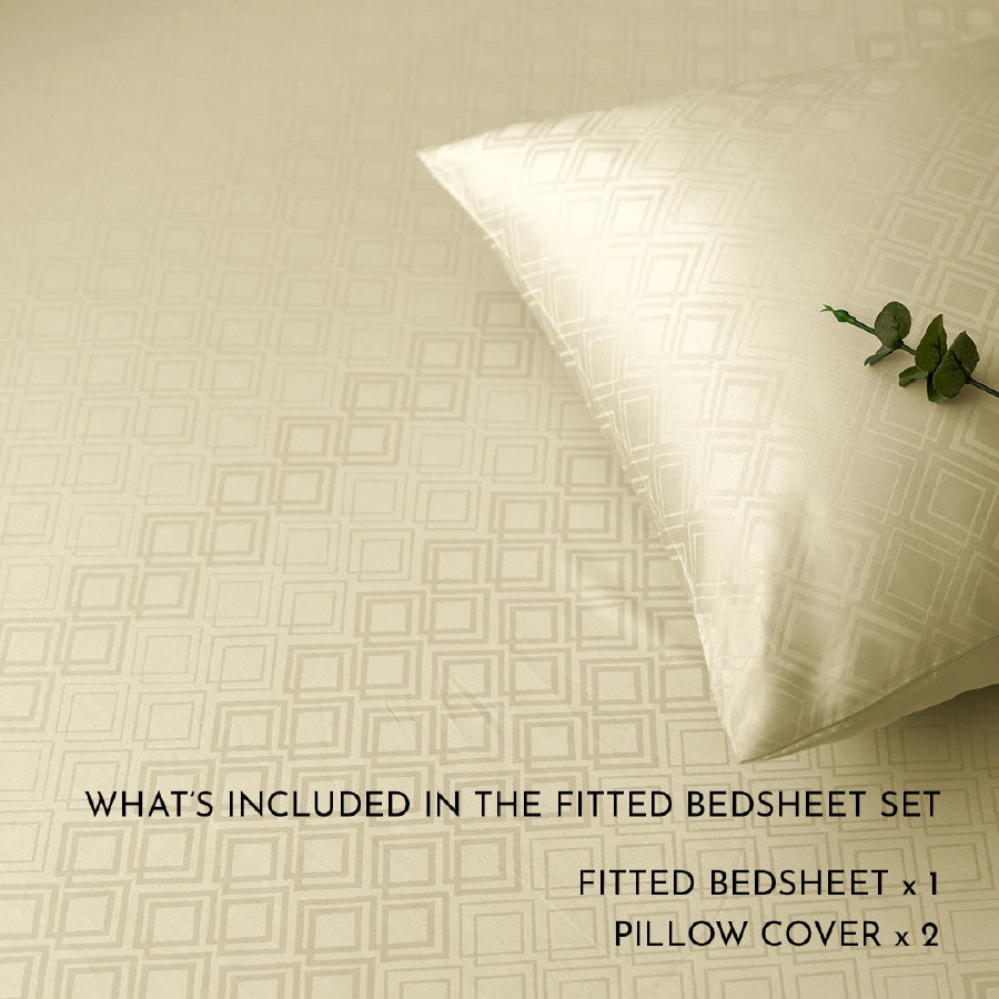 Duvet Cover - Dazzling Diamond - Double [Duvet Cover - Dazzling Diamond - Ivory - Double]