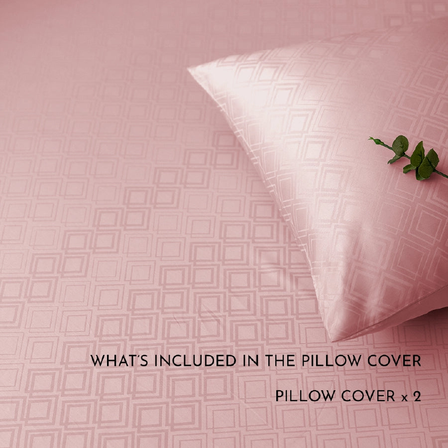 Pillow Cover - Dazzling Diamond Jacquard - Dazzling Diamond Pale Blue, Dazzling Diamond Light Grey, Dazzling Diamond...