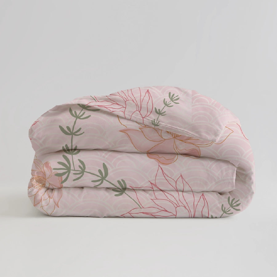 Duvet Cover - Elegant Floral - Double - 200TC