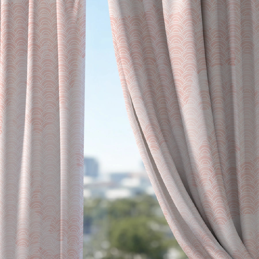 Elegant Floral Curtain (Pack of 2) - Window - 5 Feet - 200TC