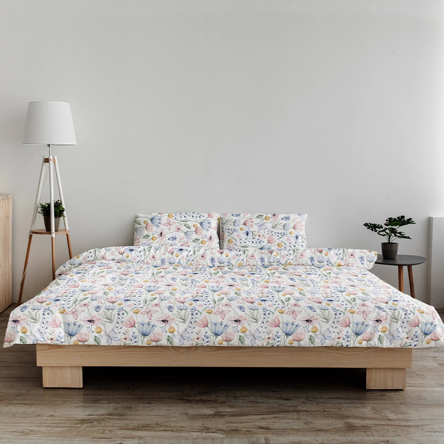 Quilt / AC Comforter - Floral Mist - Double - 200TC
