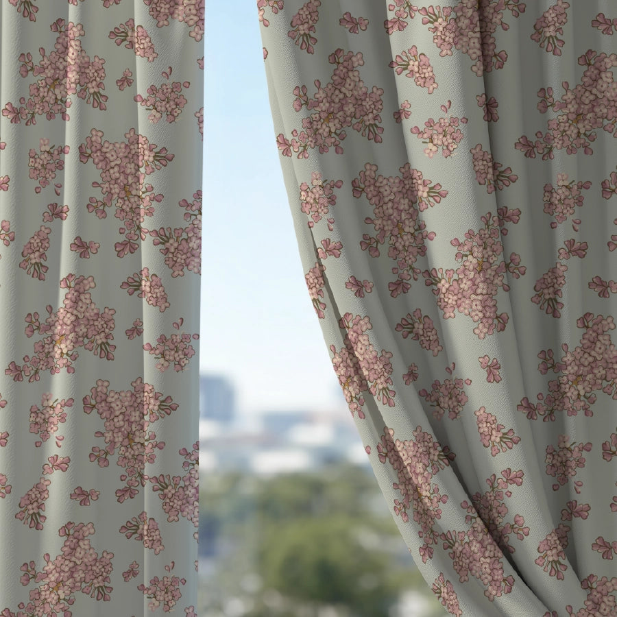 Exotic Garden Curtain (Pack of 2) - Window - 5 Feet - 200TC