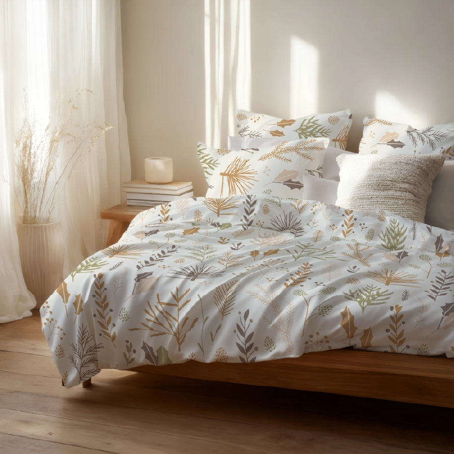 AC Comforter or Quilt Harvest Leaves