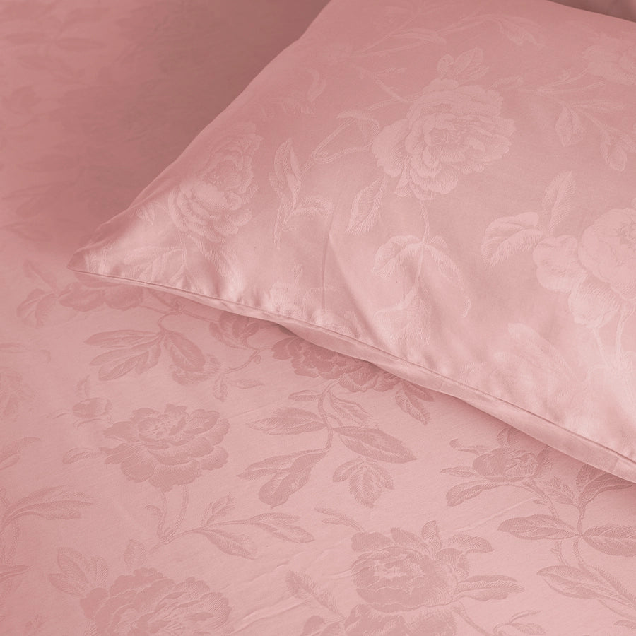 Duvet Cover - Jacquard Rose - Jacquard Rose Light Grey - Double