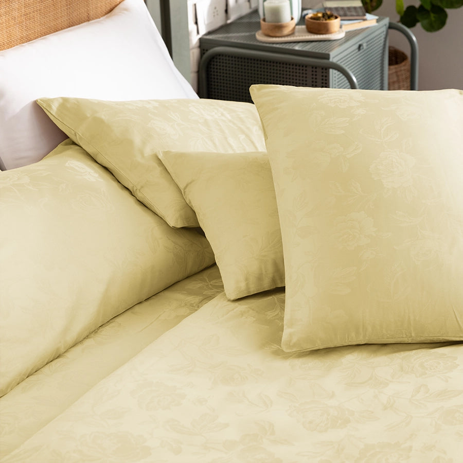 Pillow Cover - Jacquard Rose [Pillow Cover - Jacquard Rose - Ivory]