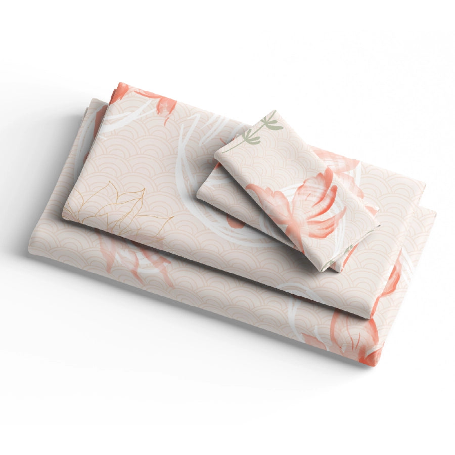 Bedsheet Set - Koi Fish - Single & King - 200TC