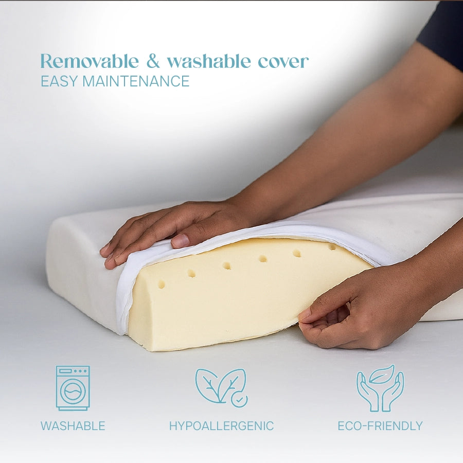 Natural Latex Pillow - White - 200TC