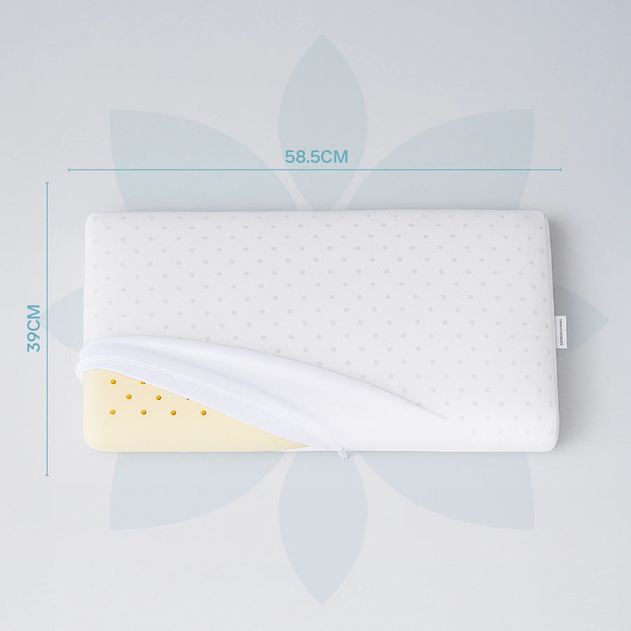 Natural Latex Pillow - White - 200TC