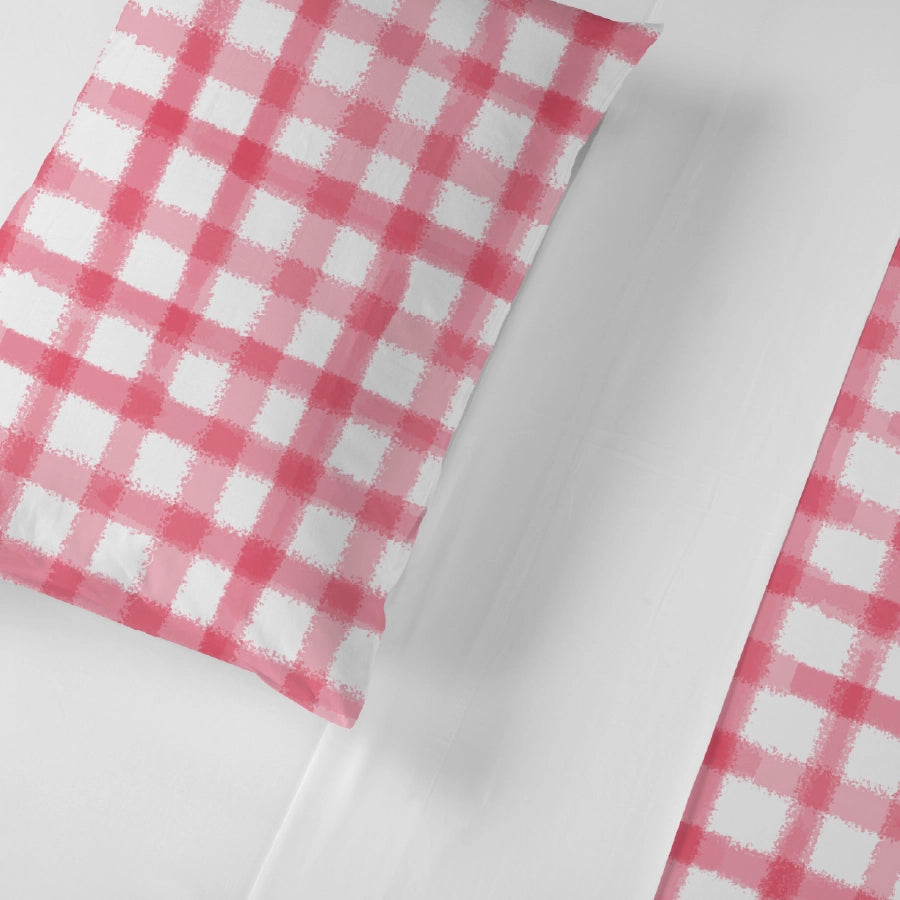 Pillow Cover - Water Color Checks - 200TC
