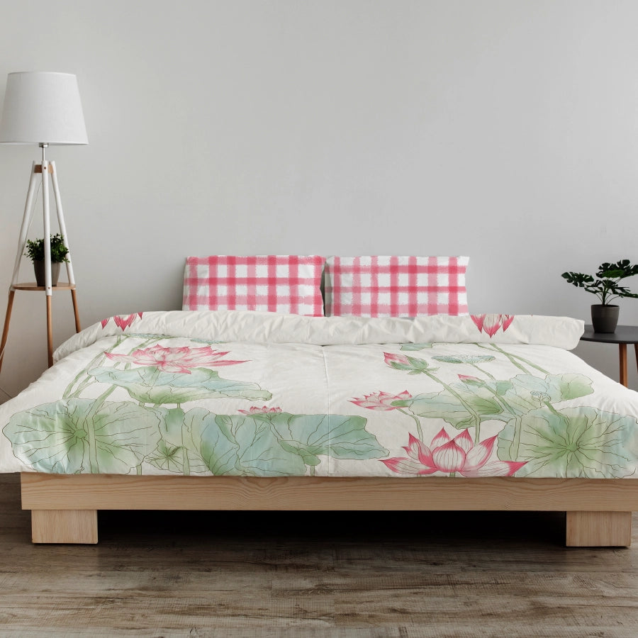 Duvet Cover - Lotus Elegance - Double - 200TC