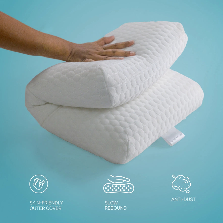 Memory Moulded Pillow - Normal - White - 200TC