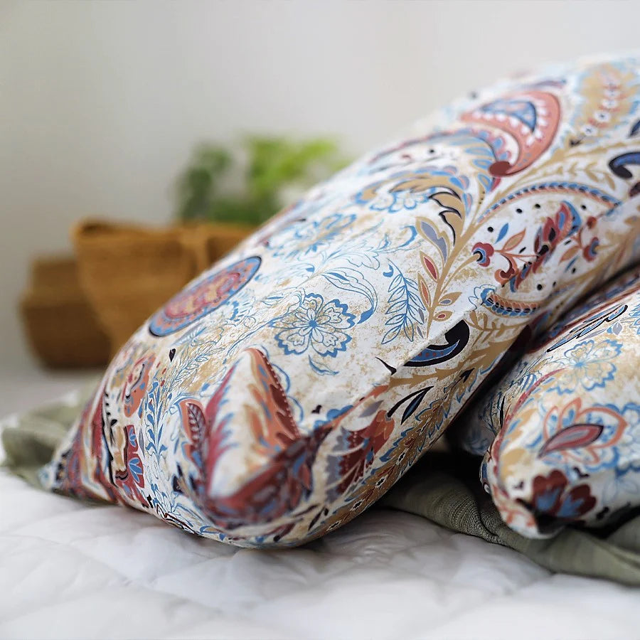 Bedding Bundle - Bedsheet Set with Quilt & Pillows - Parsely Bohemian - King/Double - 300TC