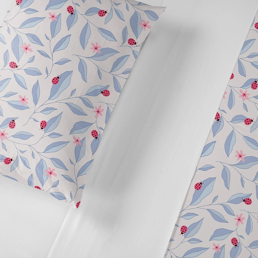 Pillow Cover - Peaceful Ladybug - 300TC