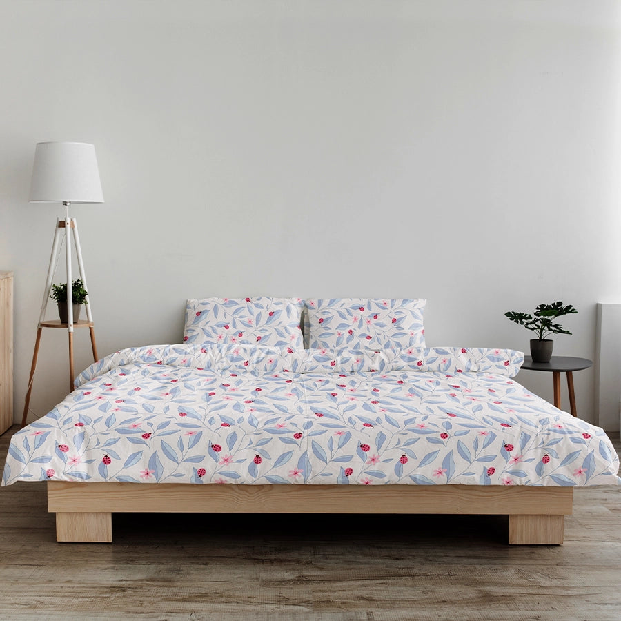 Duvet Cover - Peaceful Ladybug - Double - 300TC