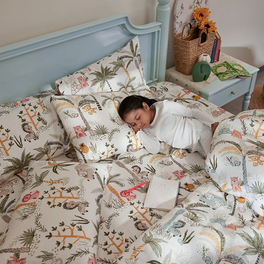 Bedsheet Set - Playful Forest - king & single - 300TC - Size Single