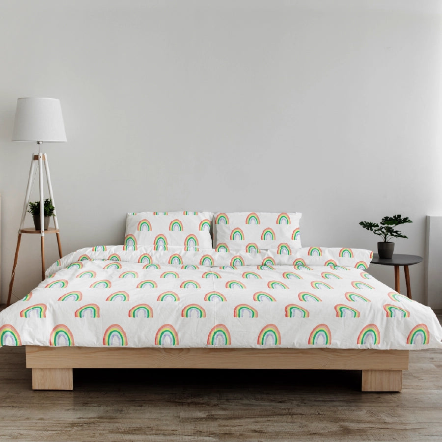 Quilt / AC Comforter - Rainbow Sprinkles - Double - 300TC