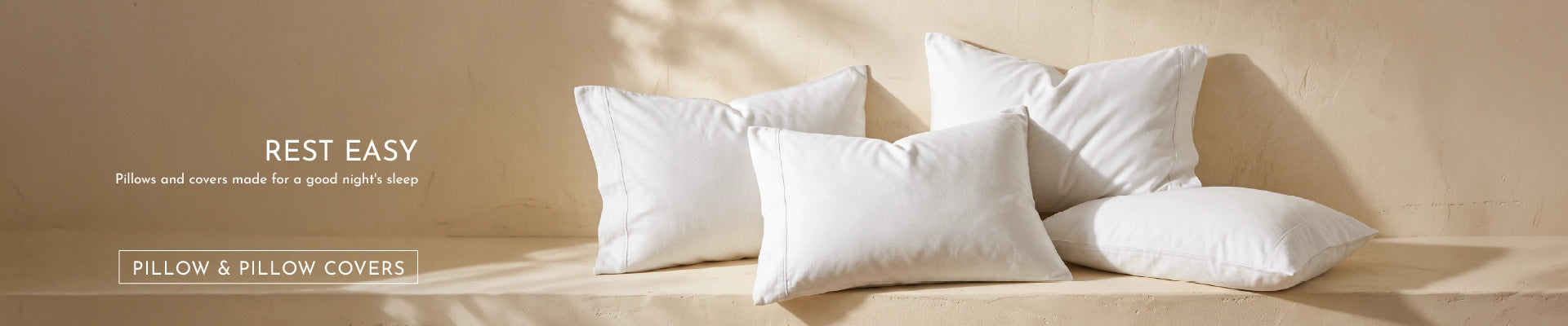 PILLOW COVERS & PILLOWS