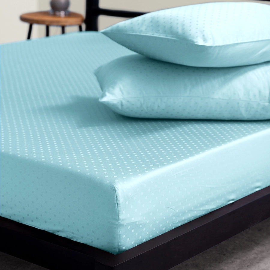 Duvet Cover - 300TC Swiss Dot - Double [Duvet Cover - 300TC Swiss Dot - Sky Blue - Double]