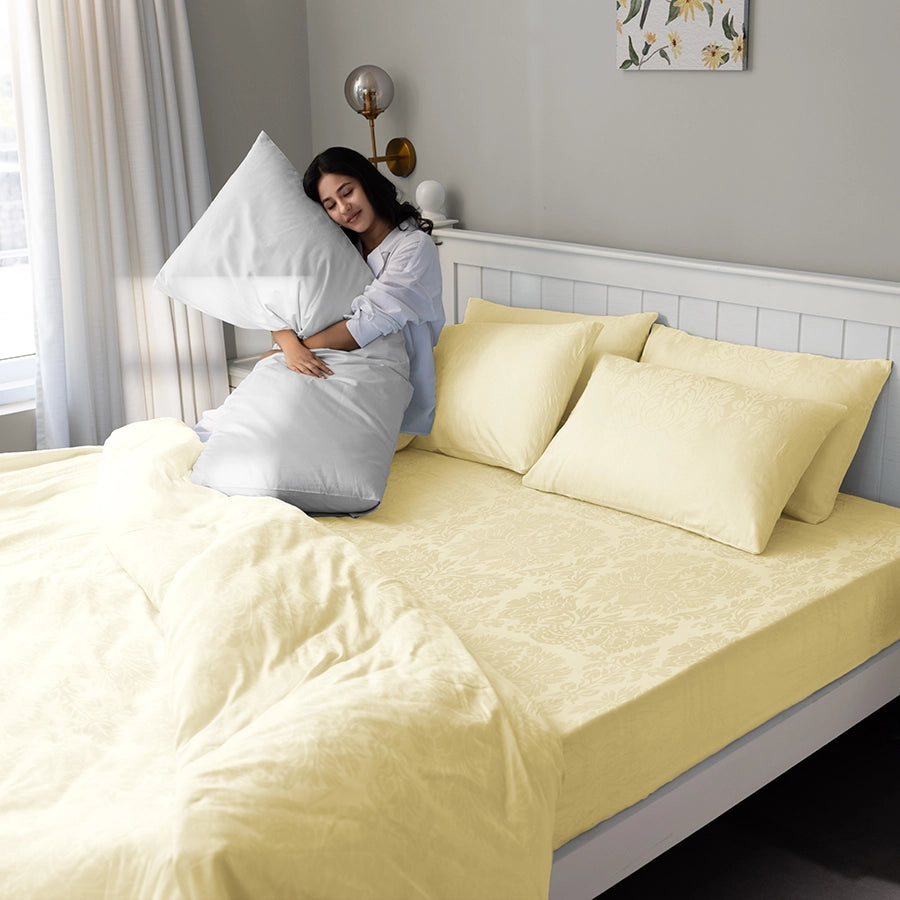 Pillow Cover - Symmetrical Jacquard [Pillow Cover - Symmetrical Jacquard - Ivory]