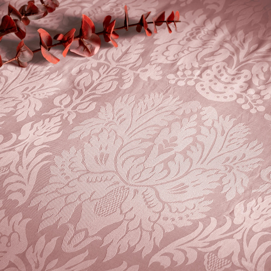 Bedsheet Set - Symmetrical Jacquard - Cameo Rose - King