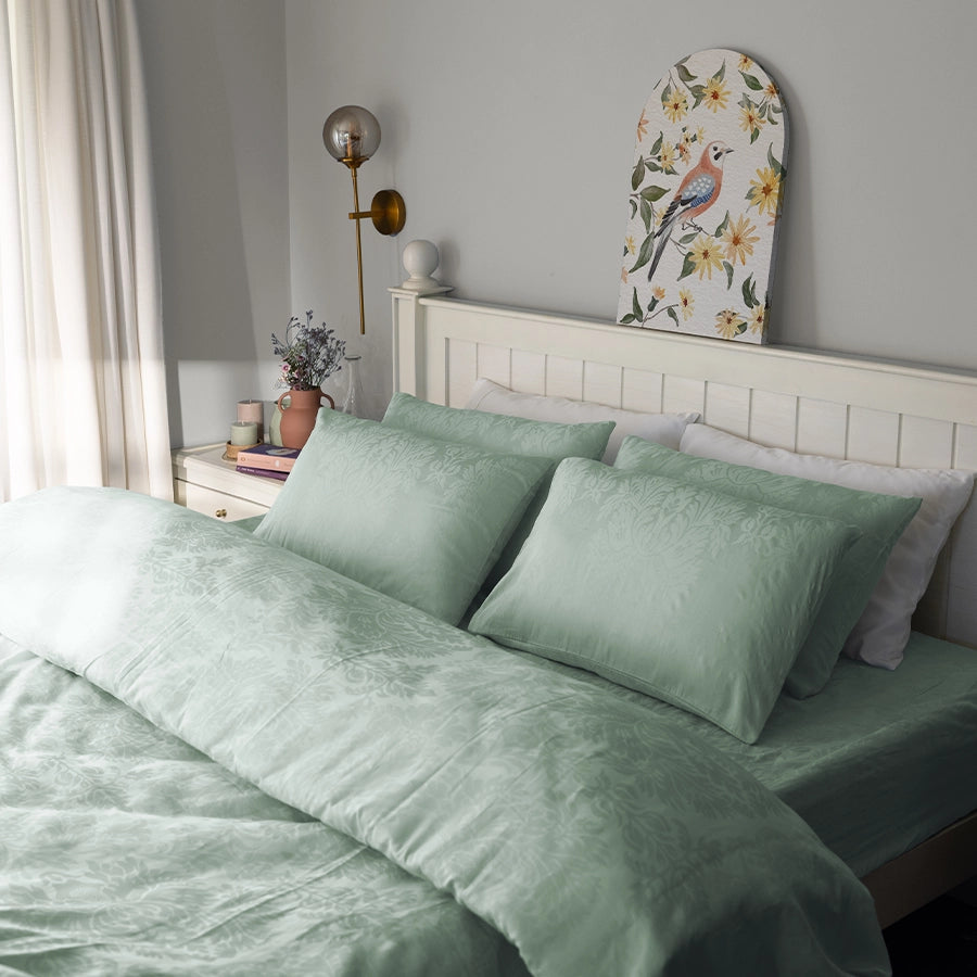 Duvet Cover - Symmetrical Jacquard - Double [Duvet Cover - Symmetrical Jacquard - Grey - Double]