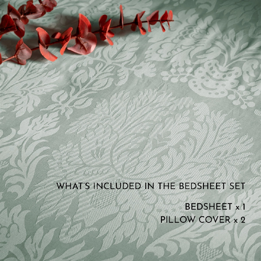 Bedsheet Set - Symmetrical Jacquard - King