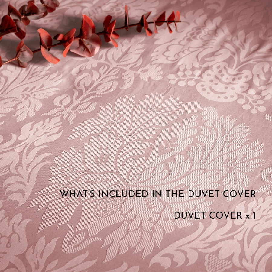 Duvet Cover - Symmetrical Jacquard - Double [Duvet Cover - Symmetrical Jacquard - Cameo Rose - Double]