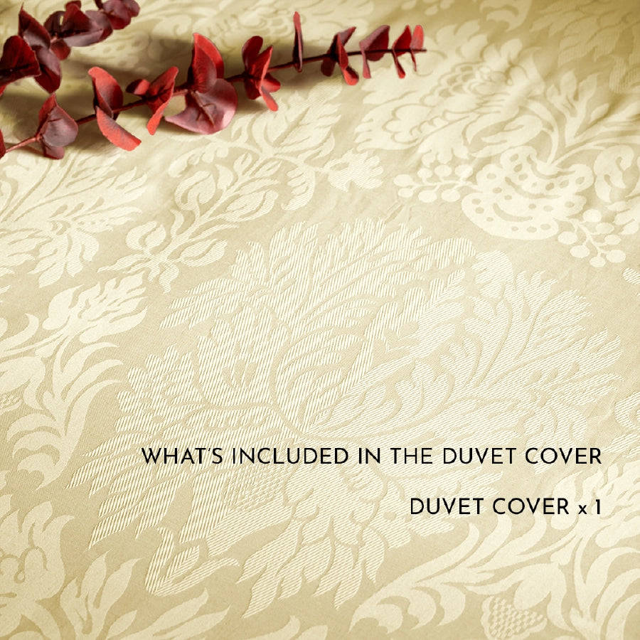 Duvet Cover - Symmetrical Jacquard - Double [Duvet Cover - Symmetrical Jacquard - Ivory - Double]