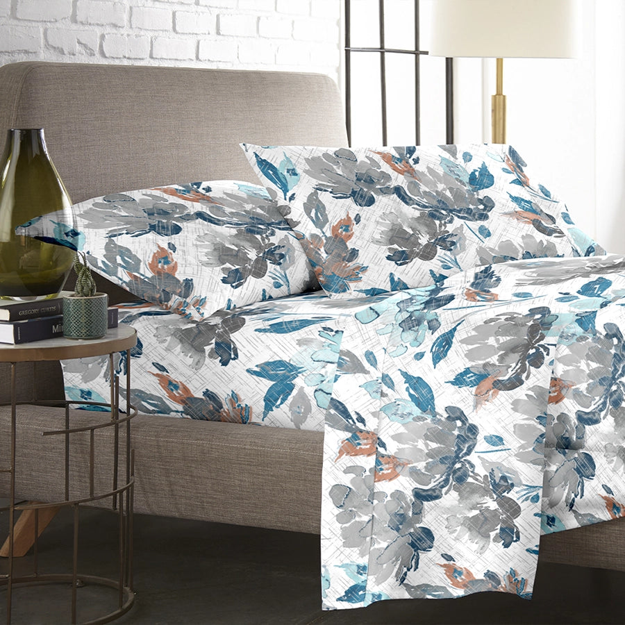 Pillow Cover - Vintage Rustic Flowers