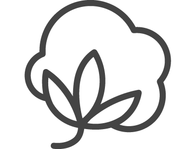 ONLY 100% COTTON USED IN ALL OUR PRODUCTS