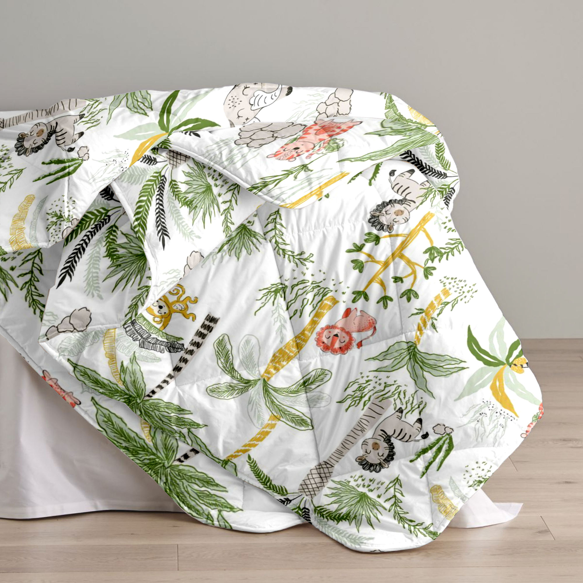 Quilt / AC Comforter - Playful Forest - Double - 300TC