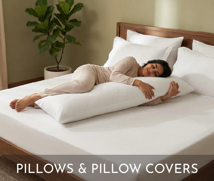 PILLOW COVERS & PILLOWS